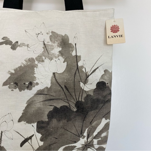 Handpainted new lovely totebag - Picture 3 of 6